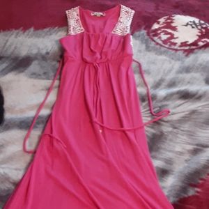 pink summer dress